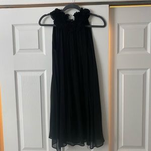 French Connection Black High Neck Shift dress